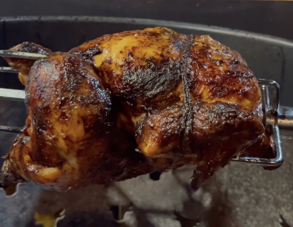 Receta de pollo al espiedo de Javier Brichetto de Piantao