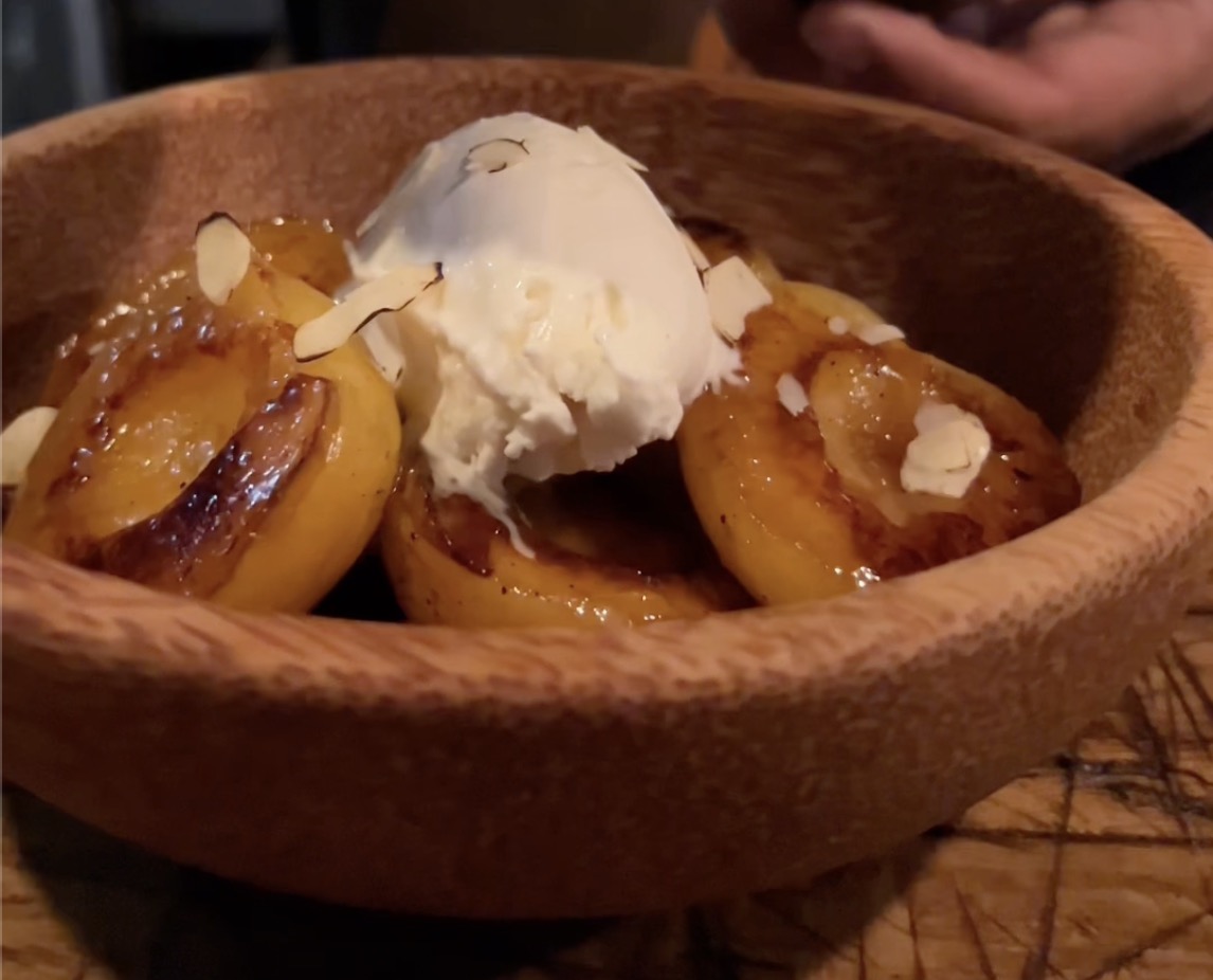 albaricoques a la parrilla