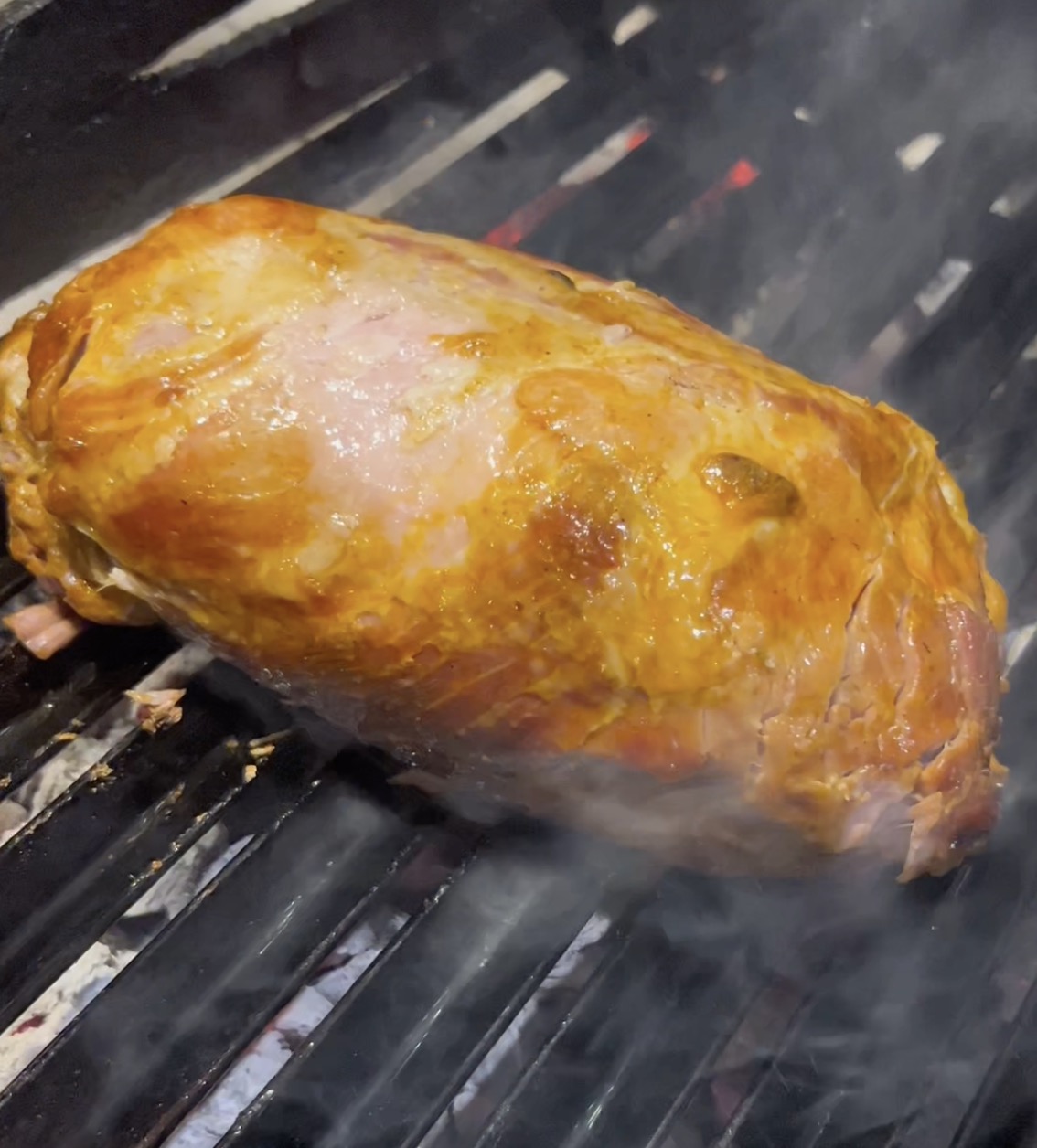 Bondiola o aguja de cerdo a la parrilla