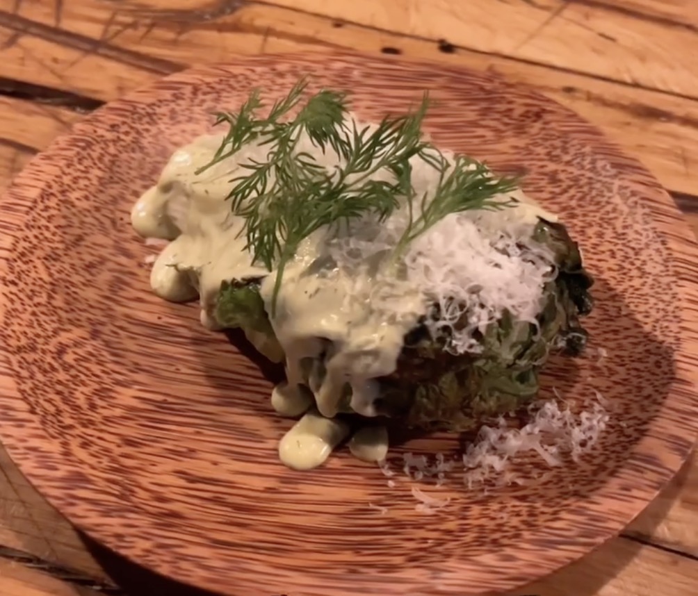 Cogollos de Tudela a la brasa